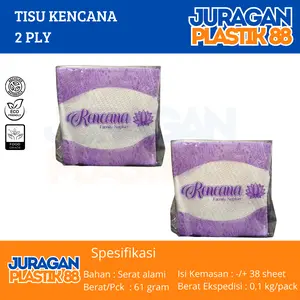 Tissue Napkin Kencana Putih | Tisu Meja Makan