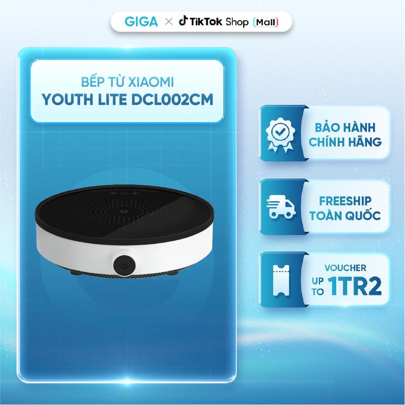 [Ưu đãi khi mua cả combo] Bếp từ Xiaomi Youth Lite DCL002CM 9 mức nhiệt | Giga Digital