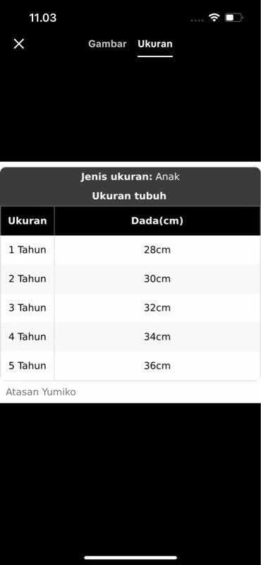 Atasan Yumiko Callysta 1-5 Tahun