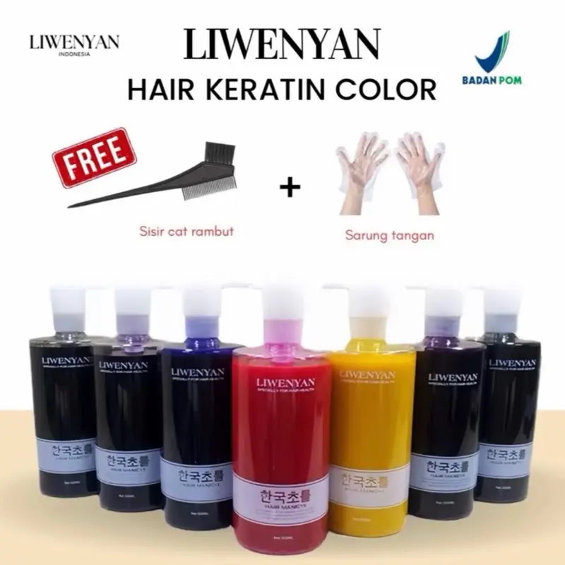 BPOM LIWENYAN SHAMPO ORIGINAL PEWARNA RAMBUT SERTA MERAWAT RAMBUT 0