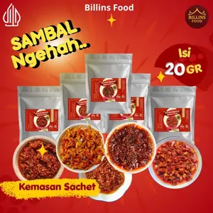 SAMBAL NGEHAH KEMASAN SACHET ISI 20 GRAM BILLINS FOOD