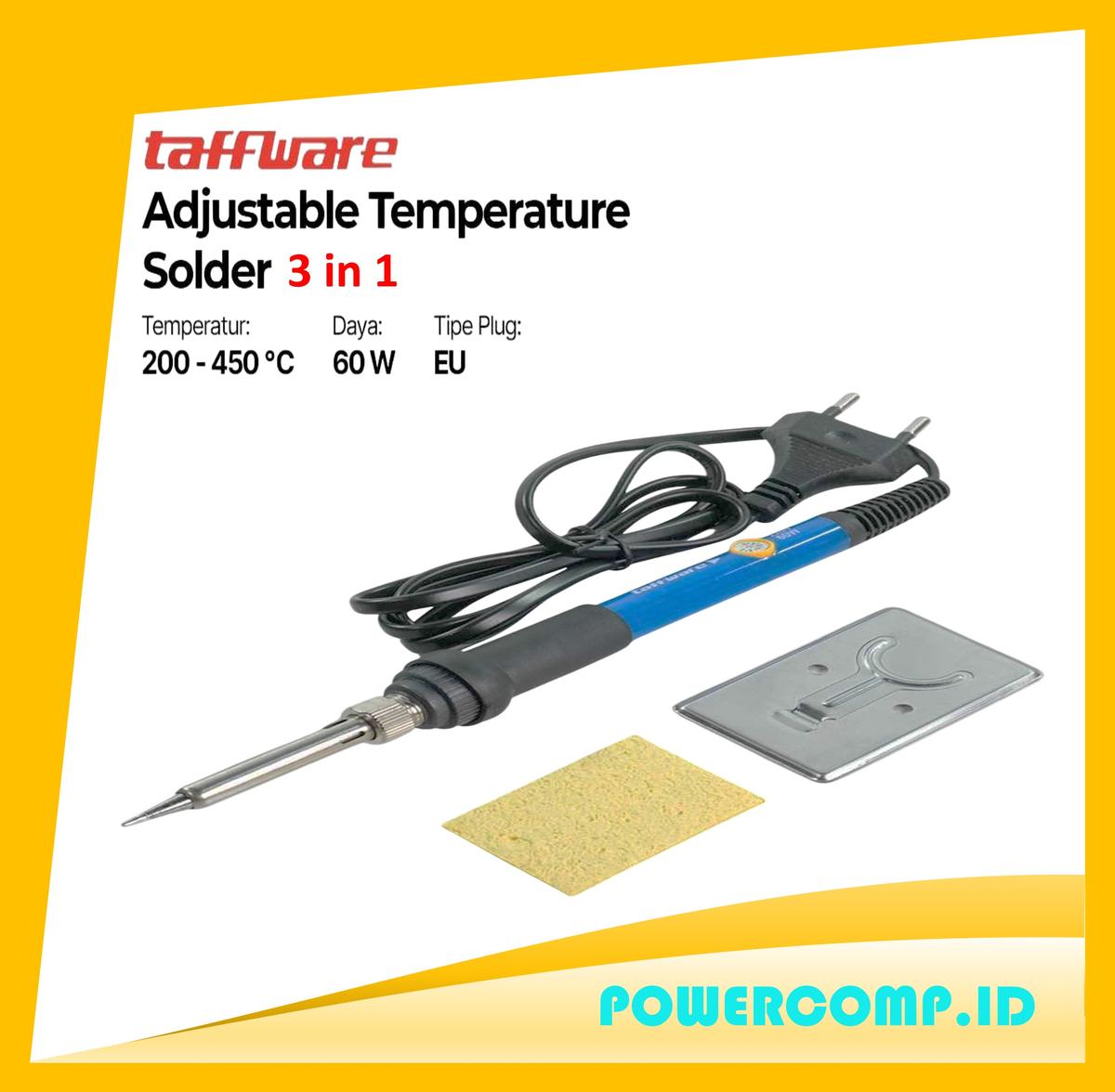 Jual Taffware Solder Full Set Lengkap! 60W 6in1 Adjustable Temperature ...
