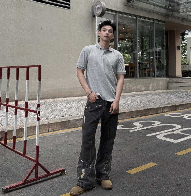 [  Polo Cleanfit ] Áo Thun POLO NOWHERE From Relaxfit Tôn dáng   - Thời trang  đơn giản, chất liệu cao cấp