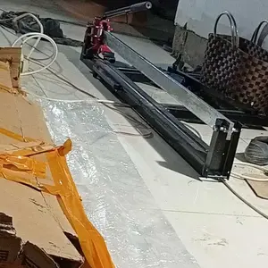 Alat Potong Granit Keramik Manual Granite Tile Cutter 60cm 80cm 100cm 600mm 800mm 1000mm Meja Mesin Pemotong Dorong Heavy Duty Kandang Pisau  Kualitas Bagus With Cutting Wheel