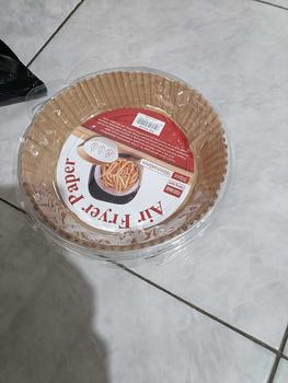 Product Review of [BEC] Air Fryer Paper Anti Lengket / Kertas Alas Air Fryer / Baking Paper Tahan Minyak Sekali Pakai / Kertas Air Fryer 50 Pcs from B**I 0
