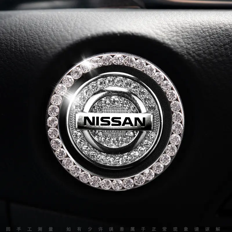 Hiasan Tombol Start Engine Dengan Logo Permata Permata Car 6
