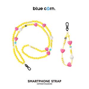 Bluecorn Summer Sweetheart Beaded Phone Strap - Crossbody & Wrist Anti-Loss Cellphone Lanyard phone  chain