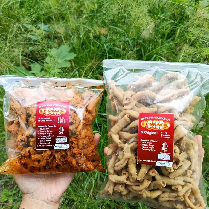 1KG Kripik Usus Ayam Crispy Original, 1kg - Asin Snack Food 6
