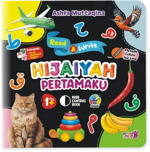 HIJAIYAH PERTAMAKU "Read & Write" (Full Colour) 28 Halaman Soft Cover 19,5 x 19,5 cm by Media Sholih