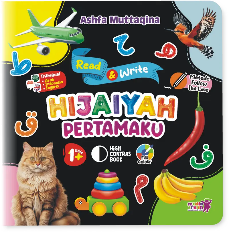 HIJAIYAH PERTAMAKU "Read & Write" (Full Colour) 28 Halaman Soft Cover 19,5 x 19,5 cm by Media Sholih