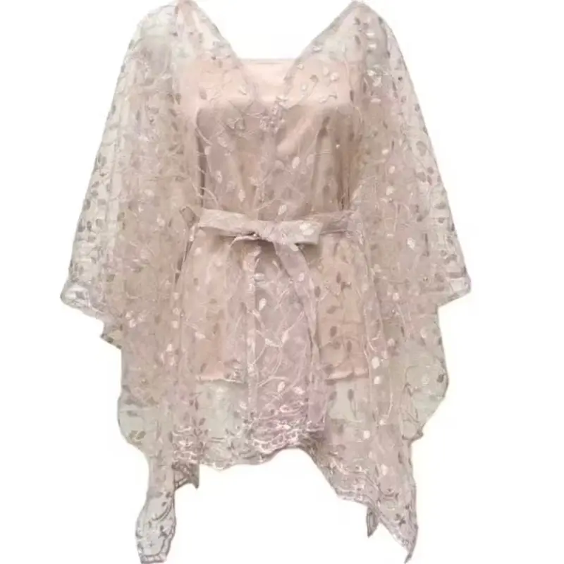 Outer Brukat Cape Brukat Tile Mutiara Kebaya Simple Cape Brukat One Shoulder Outer New Fashion Tile Kebaya Wisuda Lamaran Baju Tunangan Modern 6