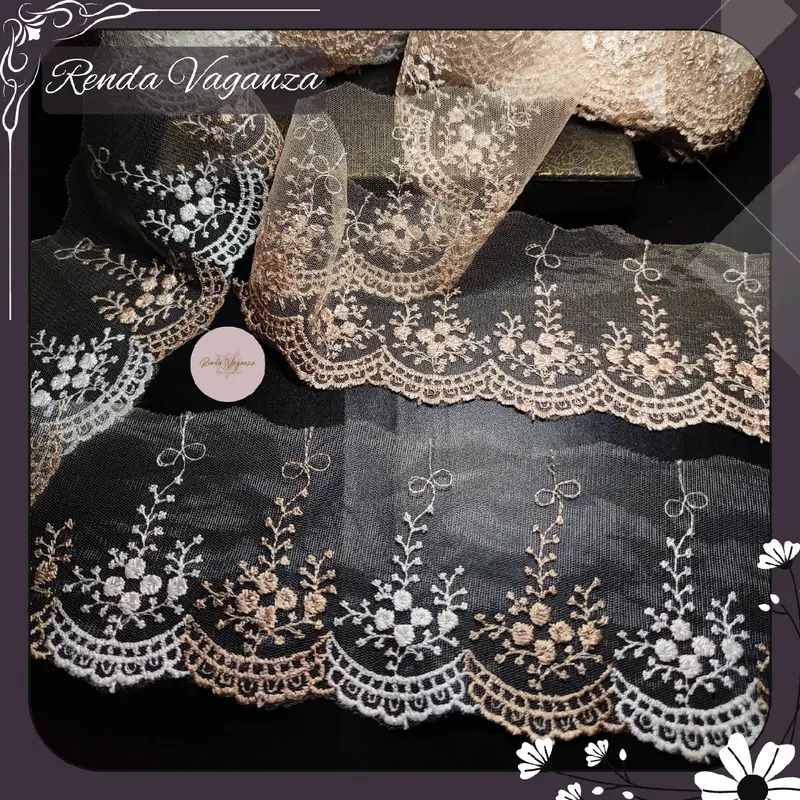RENDA TULLE/TILLE MOTIF ANGGUR 0