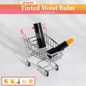 PRADISKIN GLOW - Lip Tinted Glow Moisturizer Balm with UV Protection (1 Lip Balm) Vitamin E & Vitamin C