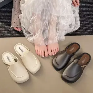 Sandal Toko Resmi Sandal Wanita PVC Terbaru 2025 – Empuk & Nyaman, Gaya Korean Style, Viral TX46