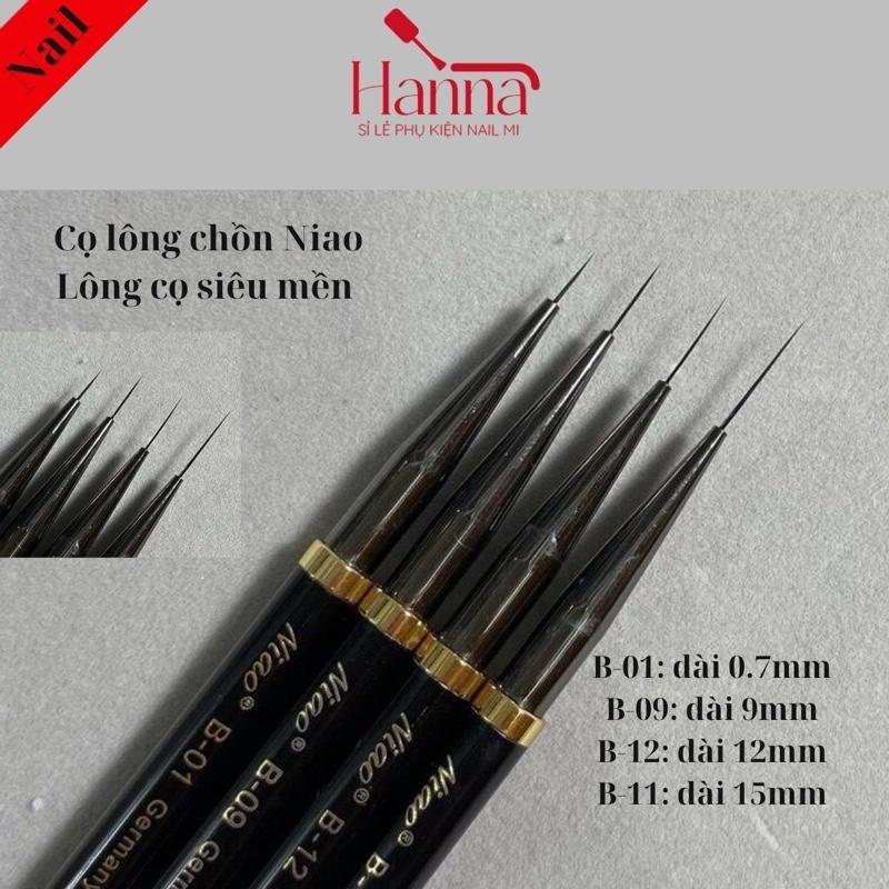  Cọ nét lông chồn NIAO  Paula - vẽ trang trí Nail 