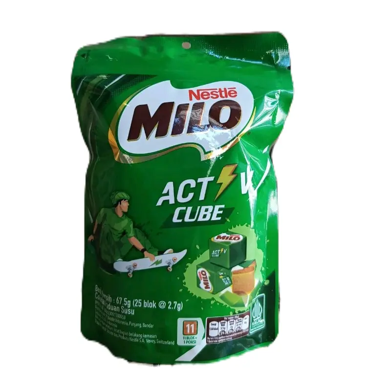 milo cube ori isi 25 pcs , milo beku ,enak Chocolate Coklat 0