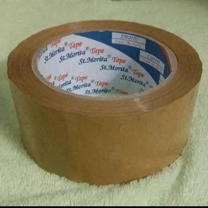 Lakban Coklat St. Morita Size 90yard x 2 inch. Lakban berkualitas. 0