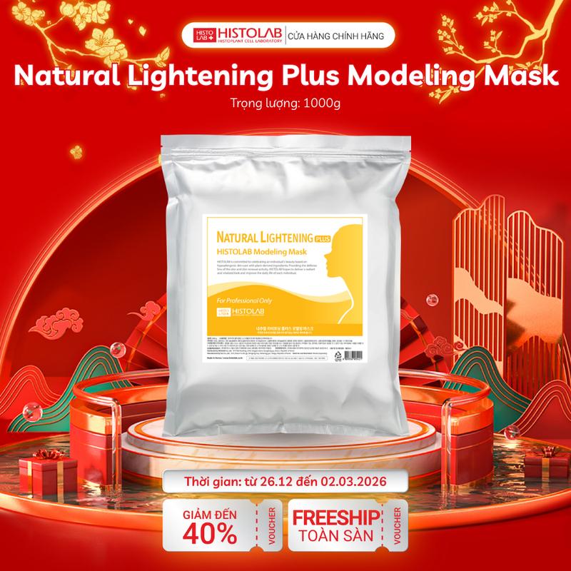  Mặt Nạ Dẻo Cho Da Tối Màu HISTOLAB Natural Lightening Plus Modeling Mask 1000g 