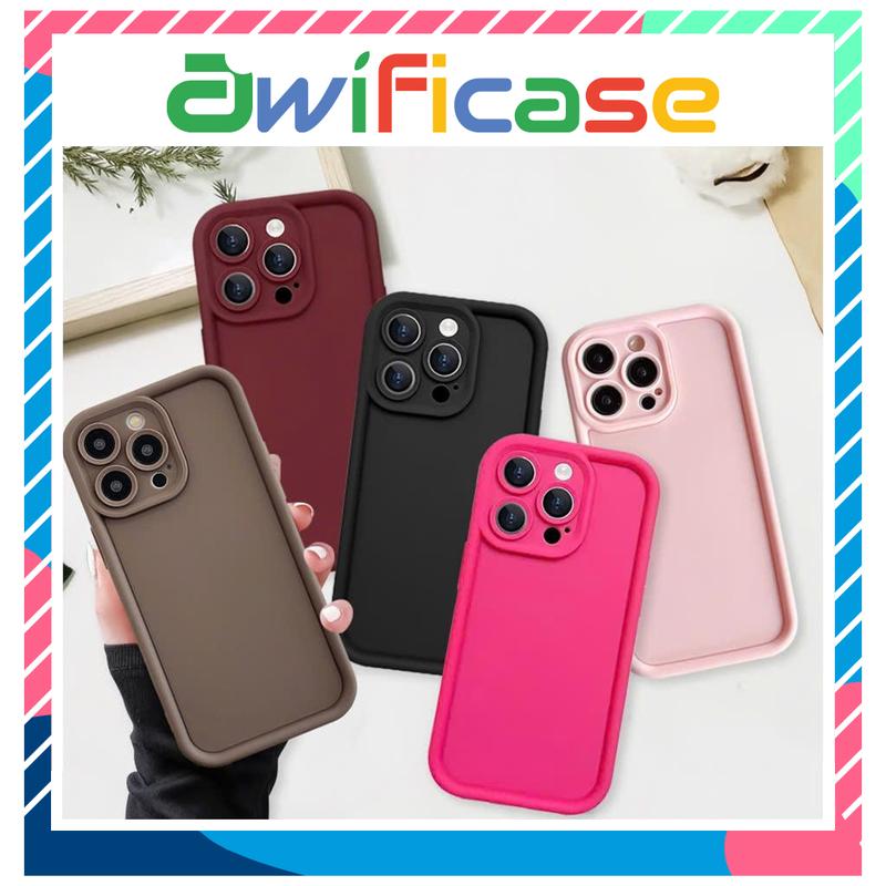 Ốp lưng iphone viền cao chống sốc basic 6/6s/6plus/7/8/plus/x/xs/11/12/13/14/15/16/pro/max/plus/promax - A1-14