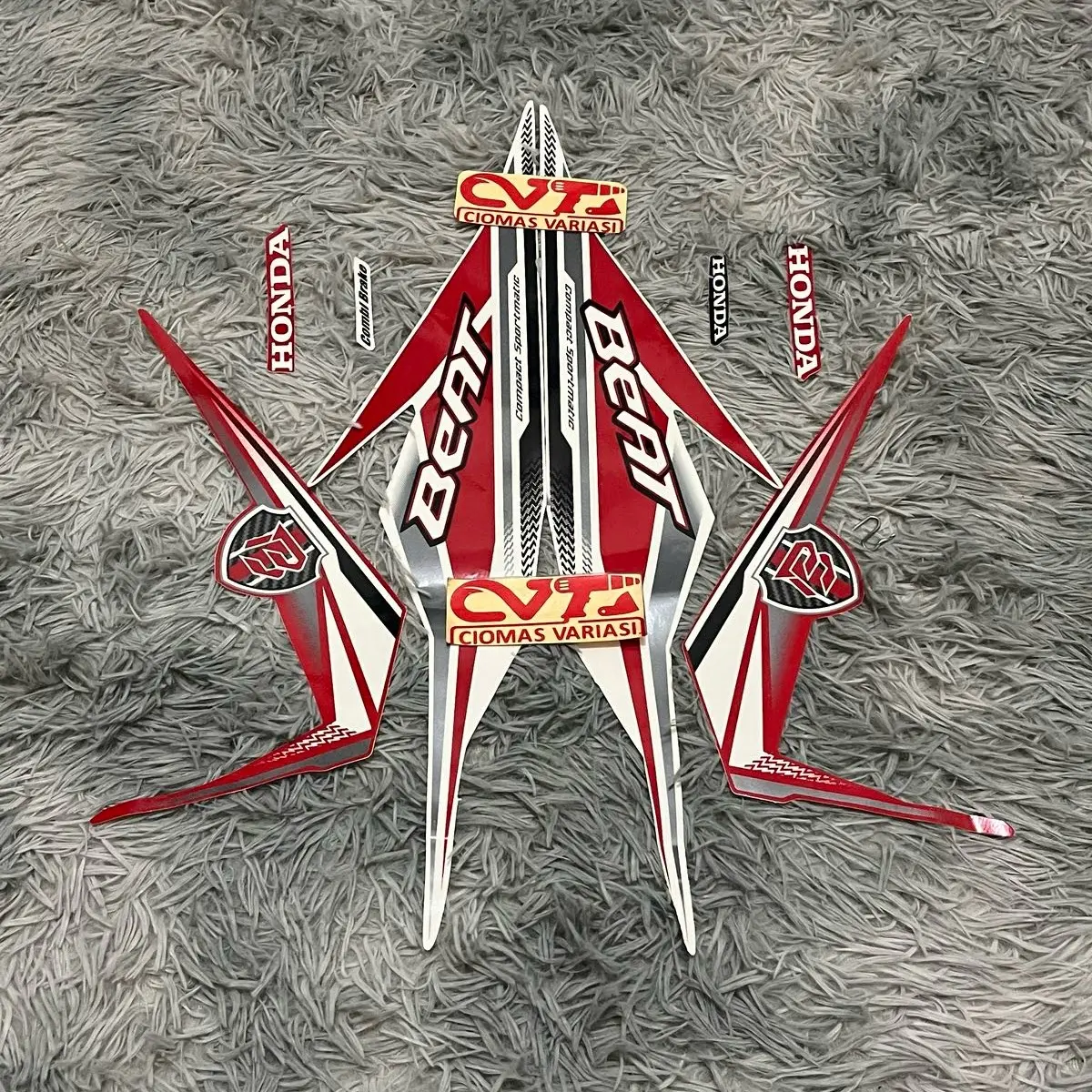 Stiker striping body motor beat fi 2019 & beat fi esp 2019 Motorcycle