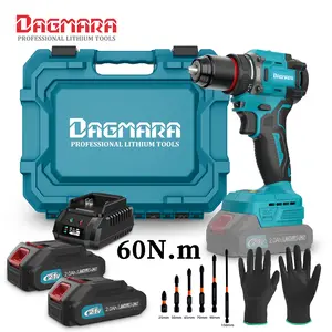 DAGMARA 21v Cordless impact drill D4812 Brushless Motor with 10MM bor portabel
