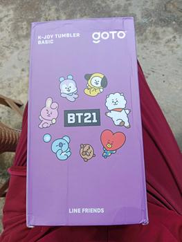 Product Review of Goto [COD] K-Joy X BT21 Tumbler Tahan Dingin Panas Botol Tempat Minum Aesthetic 1.2L from A**i N**a P**i 3