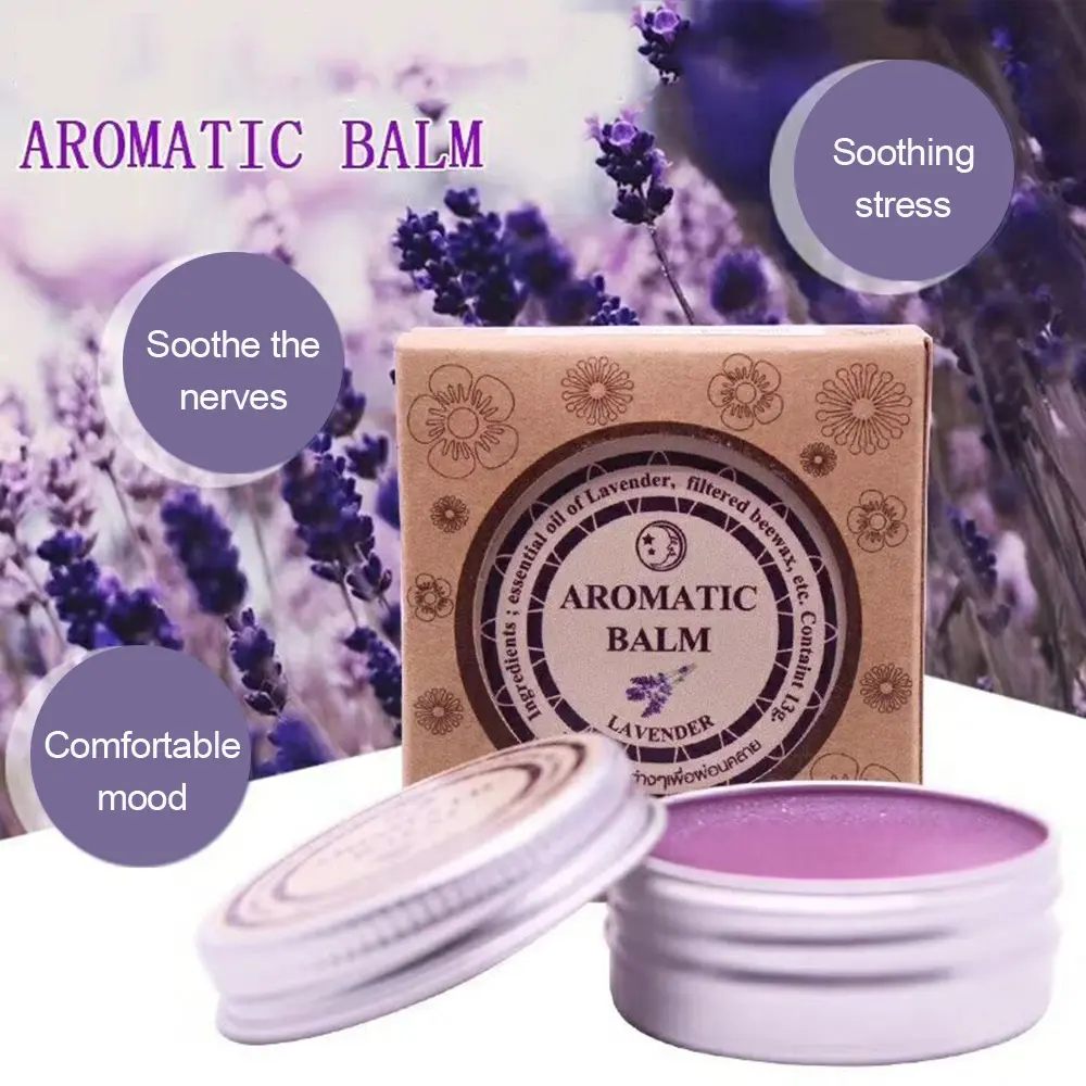 Lavender Sleepless Cream Improve Sleep Soothe Mood Aromatic Cream Insomnia Relax Aromatic Balm Fragrances & Deodorants Healthcare Therapeutic Treatment Fitness Therapy Healthy Wellness Solution Health Aromatherapy