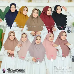 Hijab Jelita Manik Pet Jersey Premium Berlian Hijab