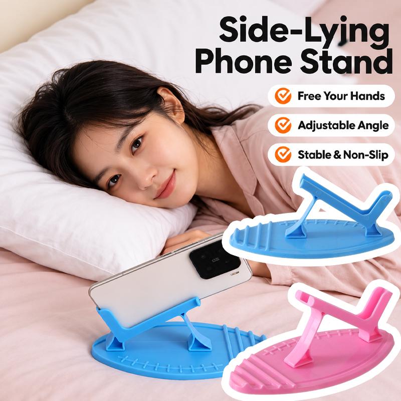 Giá đỡ điện thoại/máy tính bảng đa năng đặt nằm ngang, giá đỡ rảnh tay để xem video/đọc sách.