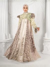 Gambar Alcavella - [NAD] Zarelia Lace Series | Gamis Brokat Premium Elegan - POWDERBLUE, L dari Alcavella Kab. Bandung 1 Tokopedia