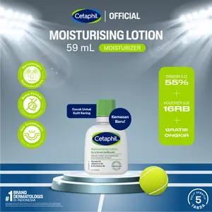 Cetaphil Moisturizing Lotion 59ml dengan Avocado Oil Pelembap Perawatan Tubuh untuk Kulit Kering, Berminyak, dan Sensitif