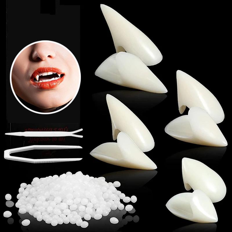 Halloween Vampire Teeth Cosplay Decoration Props Resin False TikTok halloween-vampire-teeth-cosplay-decoration-props-resin-false-tiktok