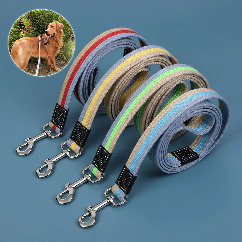 Dây Xích Vải Bố Cho Thú Cưng, Vòng Cổ Có Thể Điều Chỉnh Để Huấn Luyện Chó