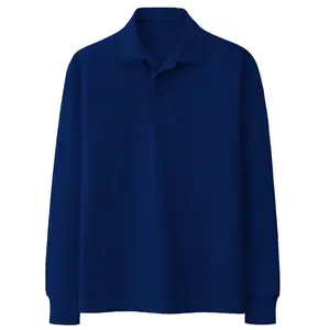 baju pria lengan panjang/baju polos/baju berkerah/atasan pria Kaos