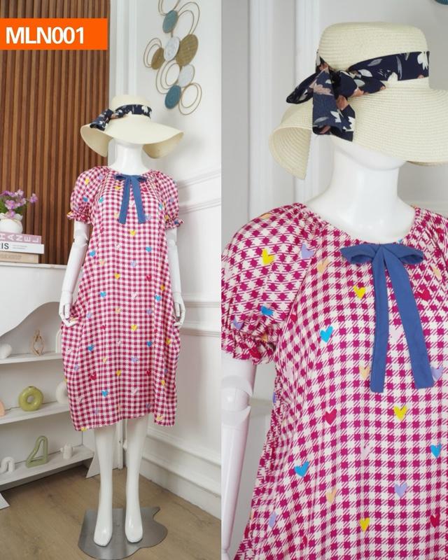 mulan dress cantik elegan bahan rayon premium