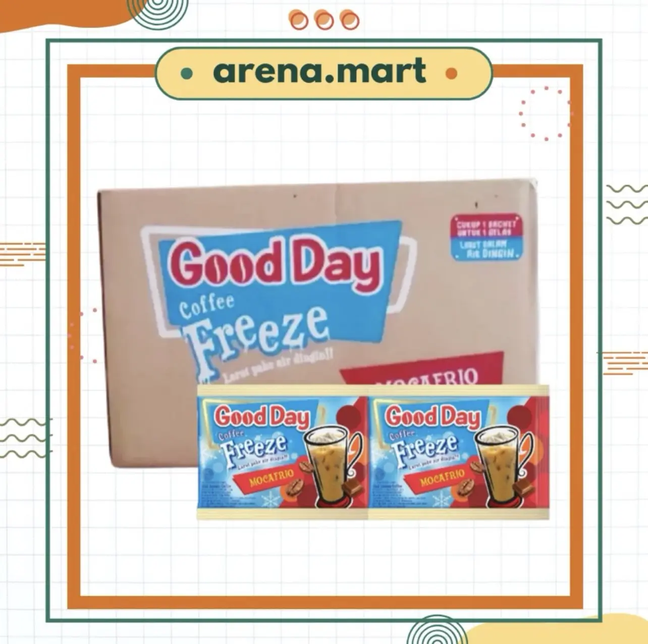 Good day freeze all varian 1 Dus isi 120 Sachet 12 Renceng 1 Renceng isi 10 Pcs