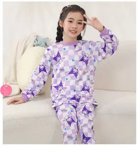 DEALSHOP BAJU TIDUR ANAK PEREMPUAN / SETELAN ANAK CEWEK / PIYAMA ANAK CEWEK LENGAN PANJANG UNTUK USIA 1-10TH 288 piyama  anak baju tidur anak perempuan