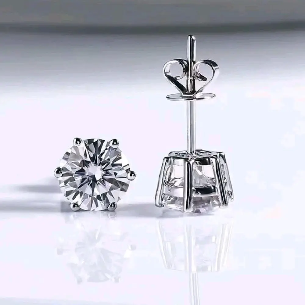Anting Tindik Wanita Model Permata Elegan Mewah Anti Karat Anti Luntur Jewelry - Earrings dengan Desain Mewah dan Tahan Lama