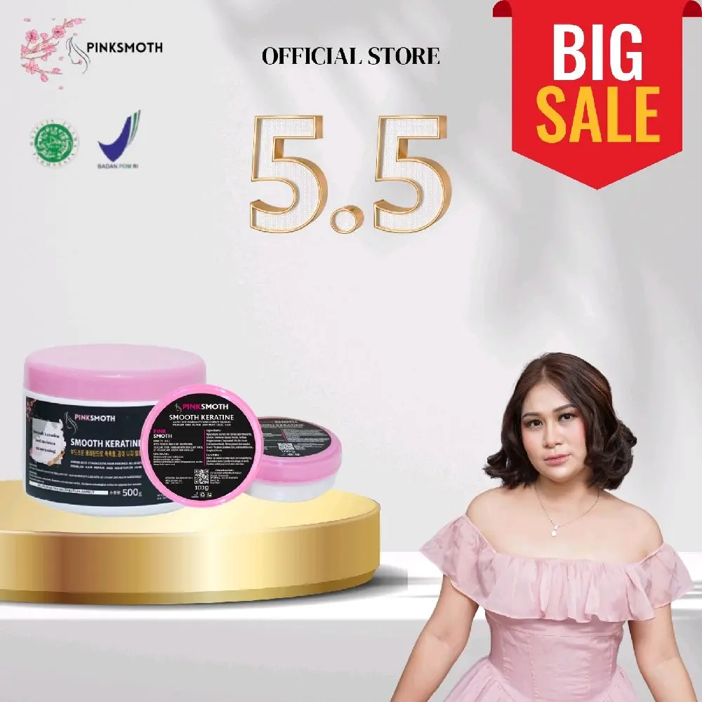 BUY 1 GET 1 PINKSMOTH KERATINE 500ML - TREVEL SIZE Haircare