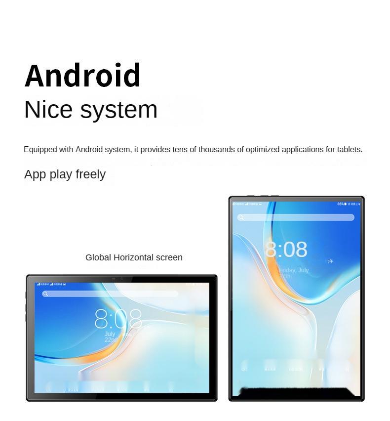 Product Introduction of Mobile Phone New K104 E-Sports Games Tablet Pc Android Card-Inserting Early Education Learning Machine Tablet Pc 2K Screen 15