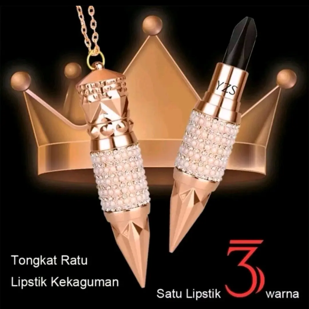 Lipstik Matte 3in1 YZS Warna Lembut Tahan Lama - Lipstick, Gloss, Matte - Bibir, Kosmetik