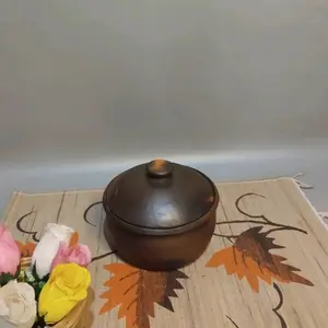Panci Bubur Tanah Liat Polos Gerabah untuk Dapur - Kitchenware, Wadah