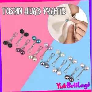 COD (YBL) Tuspin Hijab 12Pcs Anti Slip Bros Pengait Jilbab Aksesoris Syal Selendang Muslim Klip Jilbab Non-slip Mewah 12 Pcs Peniti Jilbab Mutiara Ala Turki Peneti (BELI LOKAL)