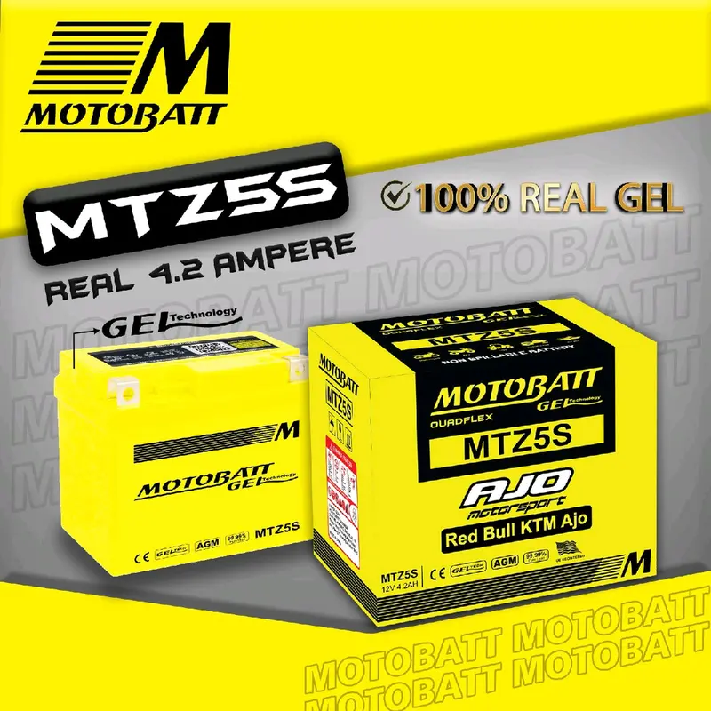AKI ACCUE MOTOBATT MTZ5S MIO SOUL VIXION X RIDE FINO BYSON JUPITER Z1 XEON Accessories Motor 1