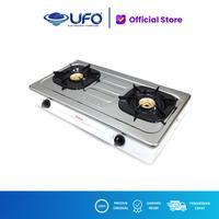 Gambar RINNAI  KOMPOR GAS 2 TUNGKU API EKONOMIS RI602E(W) dari UFO ELEKTRONIKA JOGJA Kab. Sleman 2 Tokopedia