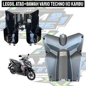 [PAKET 2 ITEM] Legsil Kunci Atas & Bawah Vario Techno 110 Karbu / Paket Body Kasar Dek Kunci Atas & Bawah Vario Techno 110 Karbu