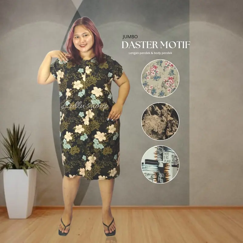 DASTER RAYON PENDEK/DASTER JUMBO/DASTER BUSUI/DASTER BIGSIZE/DASTER MOTIF setelan 0