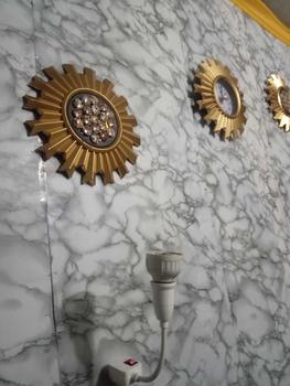 Product Review of Hiasan Kaligrafi Jam Luxury  Dinding  Lafadz Allah Gold Isi 3 Hadiah Pajangan aesthetic - MOTIF RANDOM from n**4 2