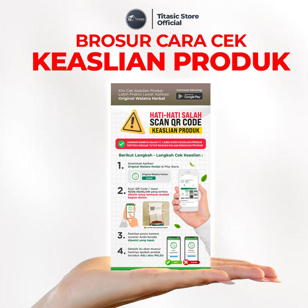 Brosur Cek Ke Aslian Produk Kurmaqu GMJ Untuk Vertigo Sakit Kepala Sebelah Migrain Pusing Kleyengan Isi 350gr Sudah BPOM & Halal MUI