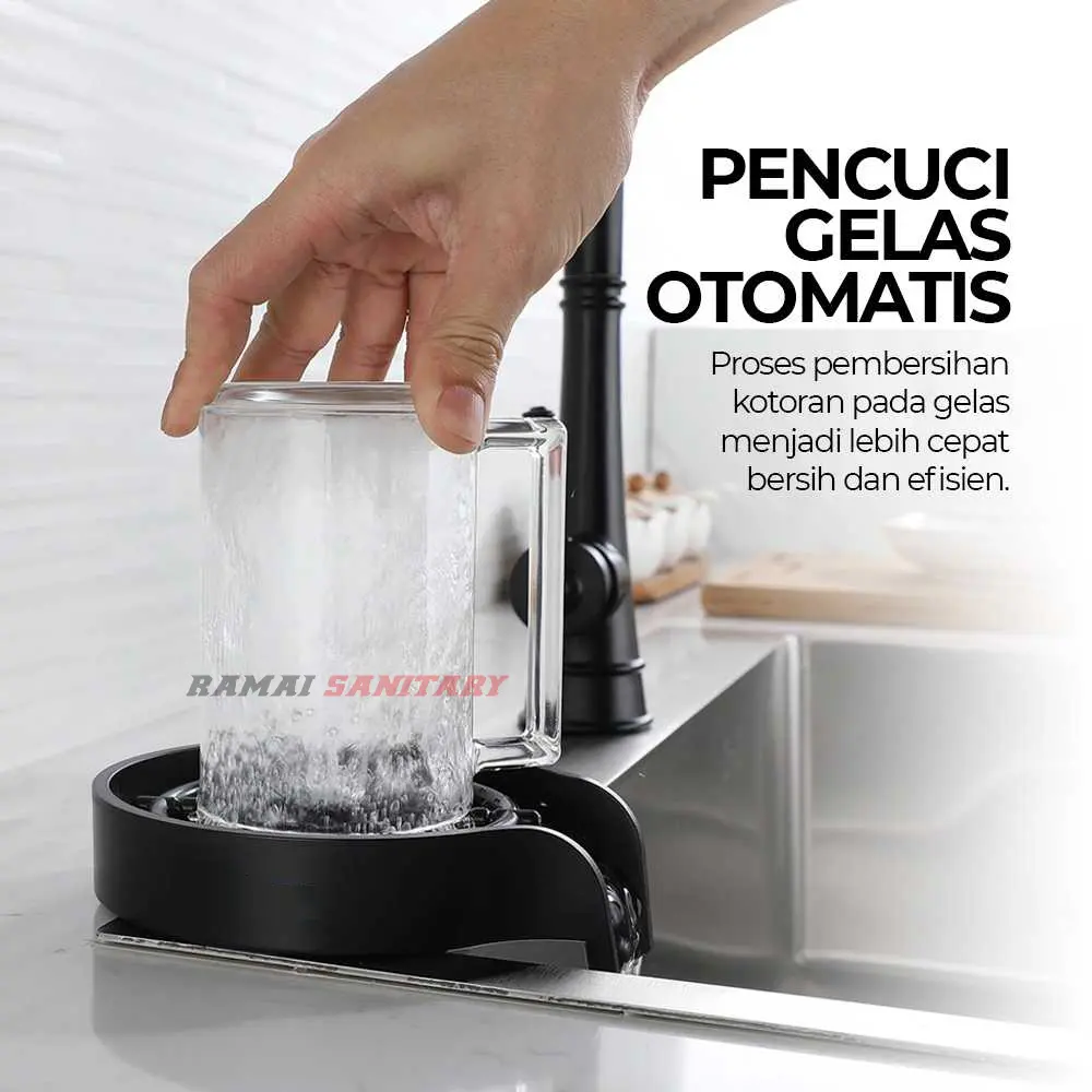 Pencuci Gelas Otomatis Automatic Glass Cup Rinser Washer
